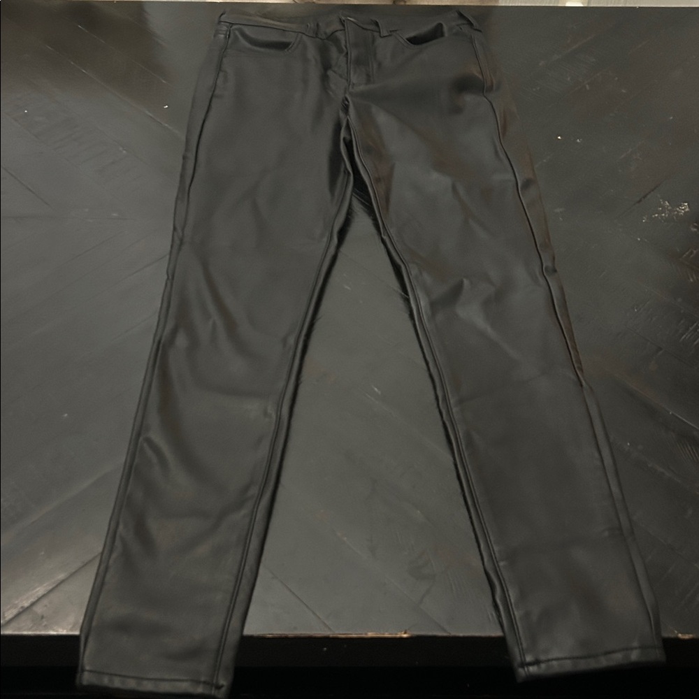 American Eagle Outfitters Black faux leather Pants